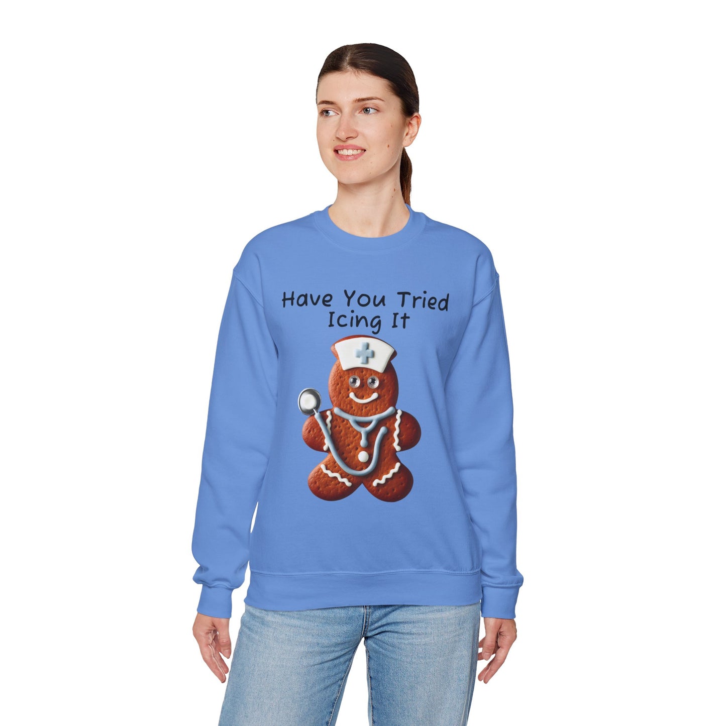 Gingerbread Icing Nurse Humor Sweatshirt