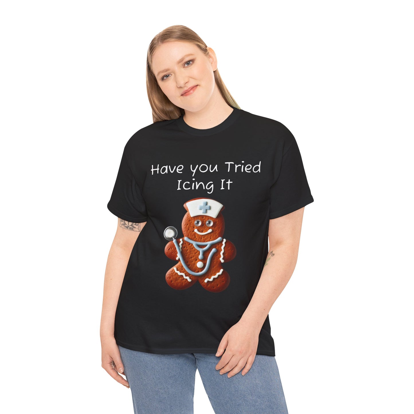 Gingerbread Icing Nurse Humor Tee