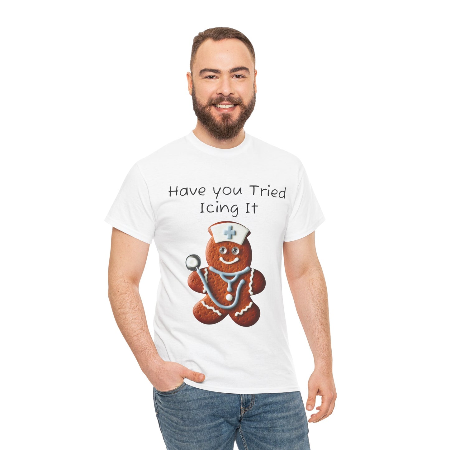 Gingerbread Icing Nurse Humor Tee