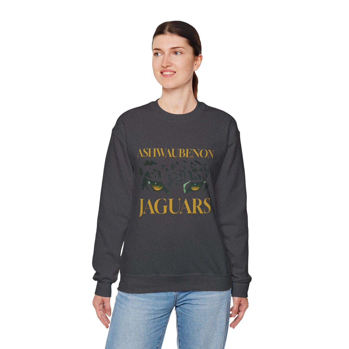 Ashwaubenon Jaguars school spirit crewneck, Unisex