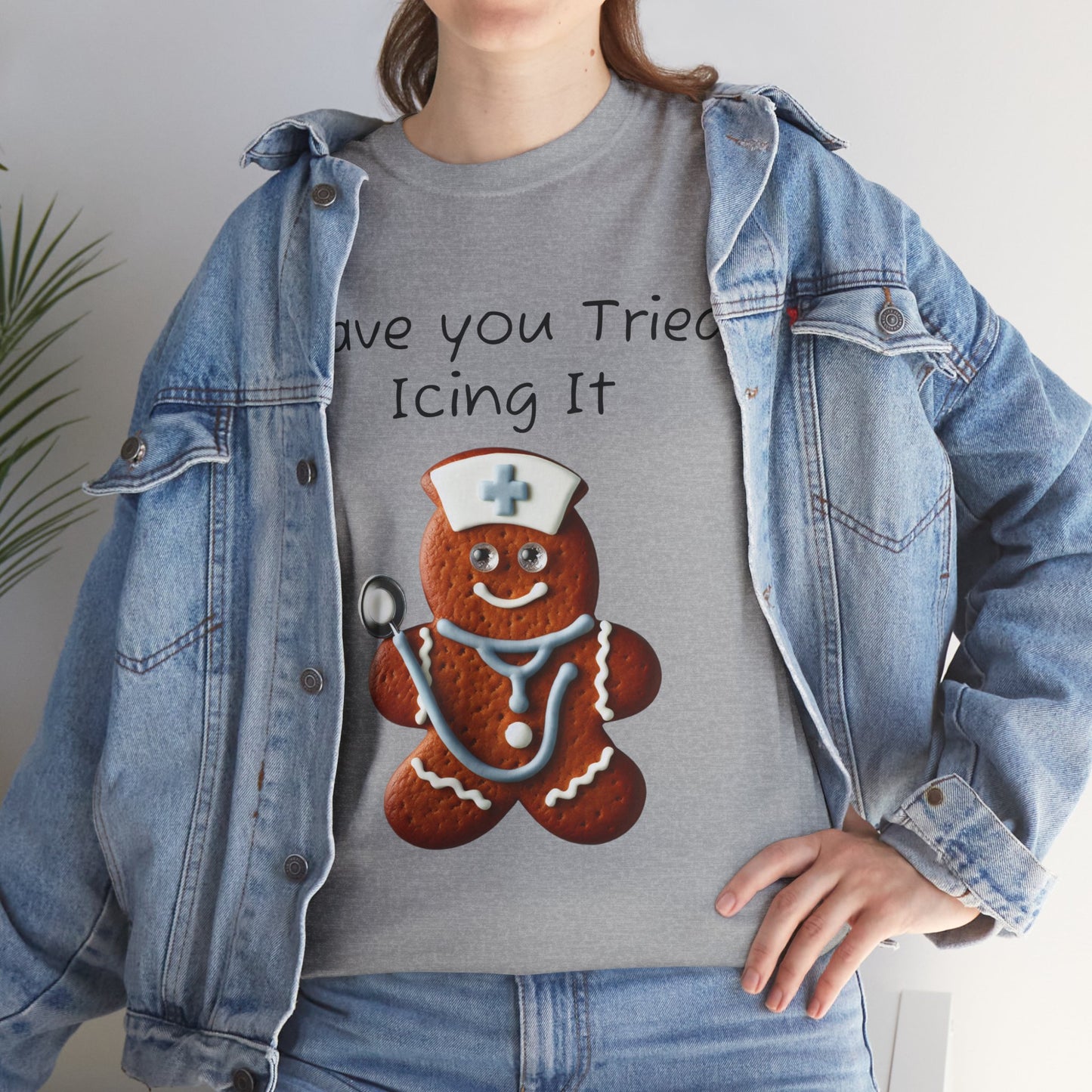 Gingerbread Icing Nurse Humor Tee