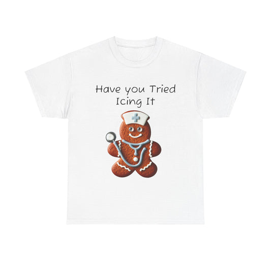 Gingerbread Icing Nurse Humor Tee