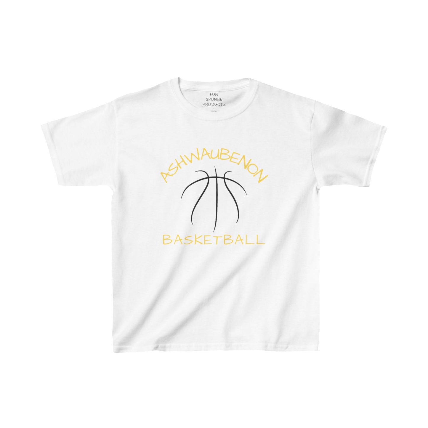 Ashwaubenon Jaguar School Spirit Basketball Shirt- Kids Tee