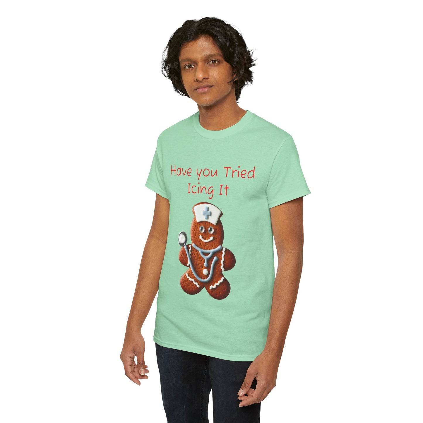 Gingerbread Icing Nurse Humor Tee