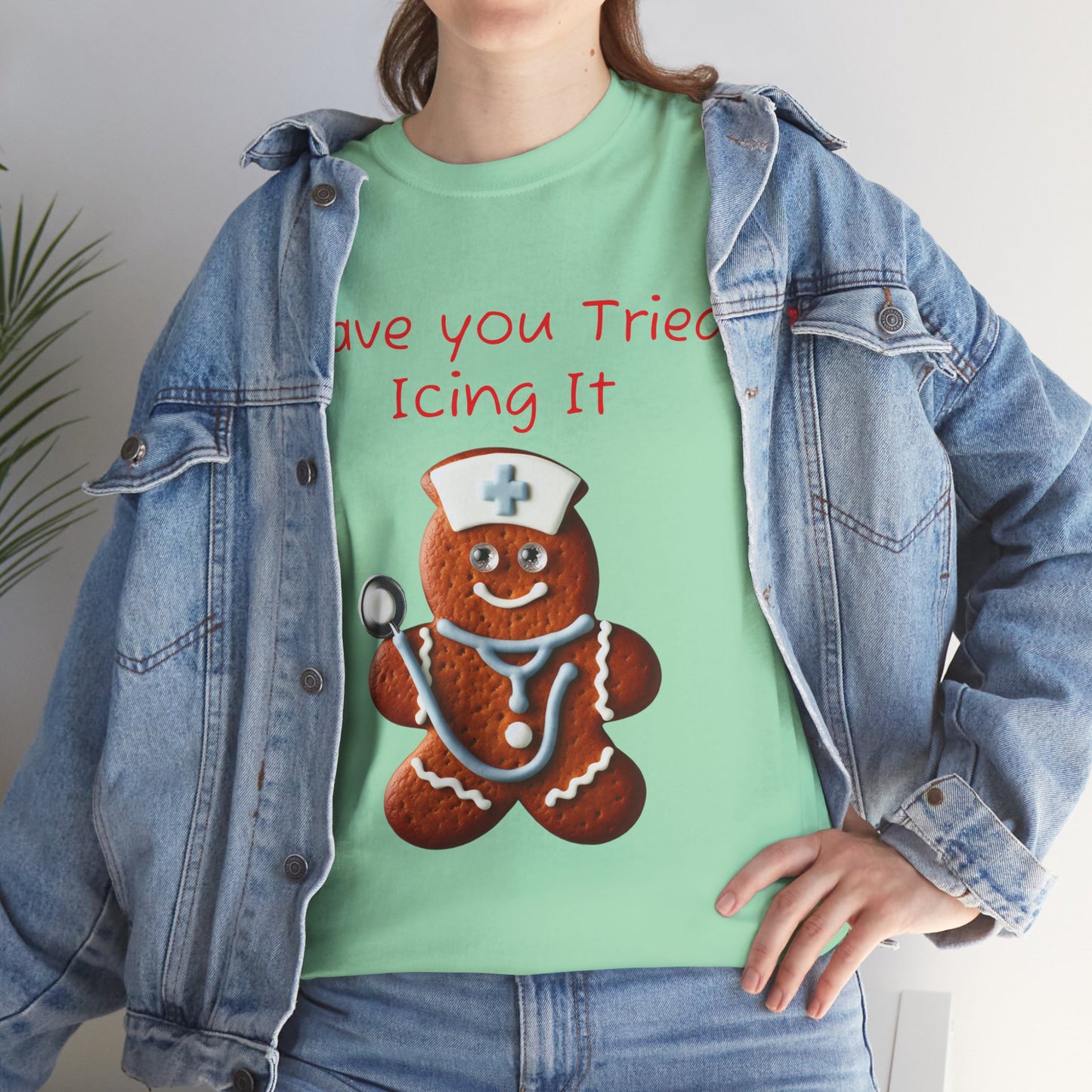 Gingerbread Icing Nurse Humor Tee