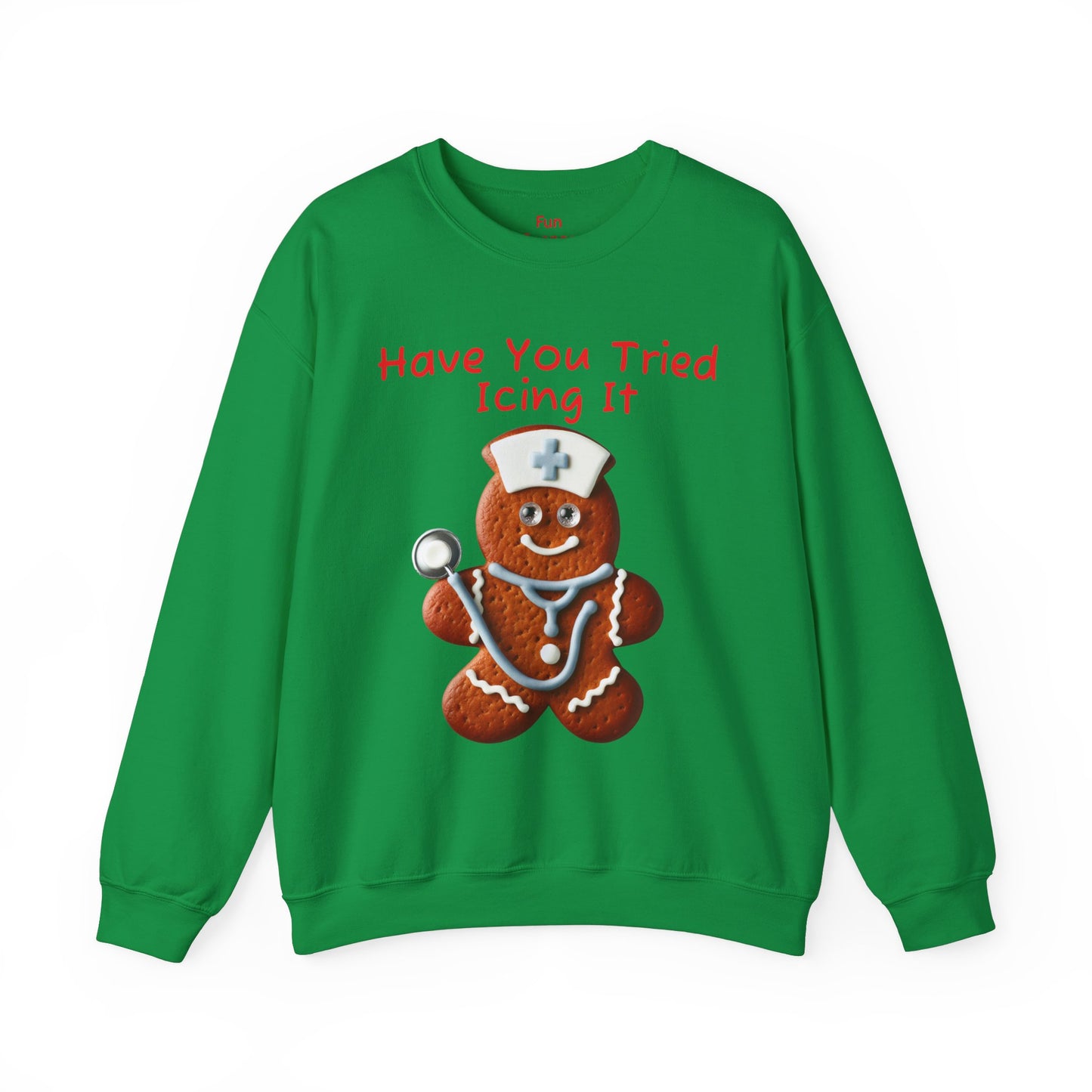 Gingerbread Icing Nurse Humor Sweatshirt