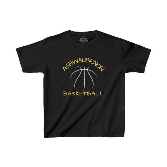 Ashwaubenon Jaguar School Spirit Basketball Shirt- Kids Tee