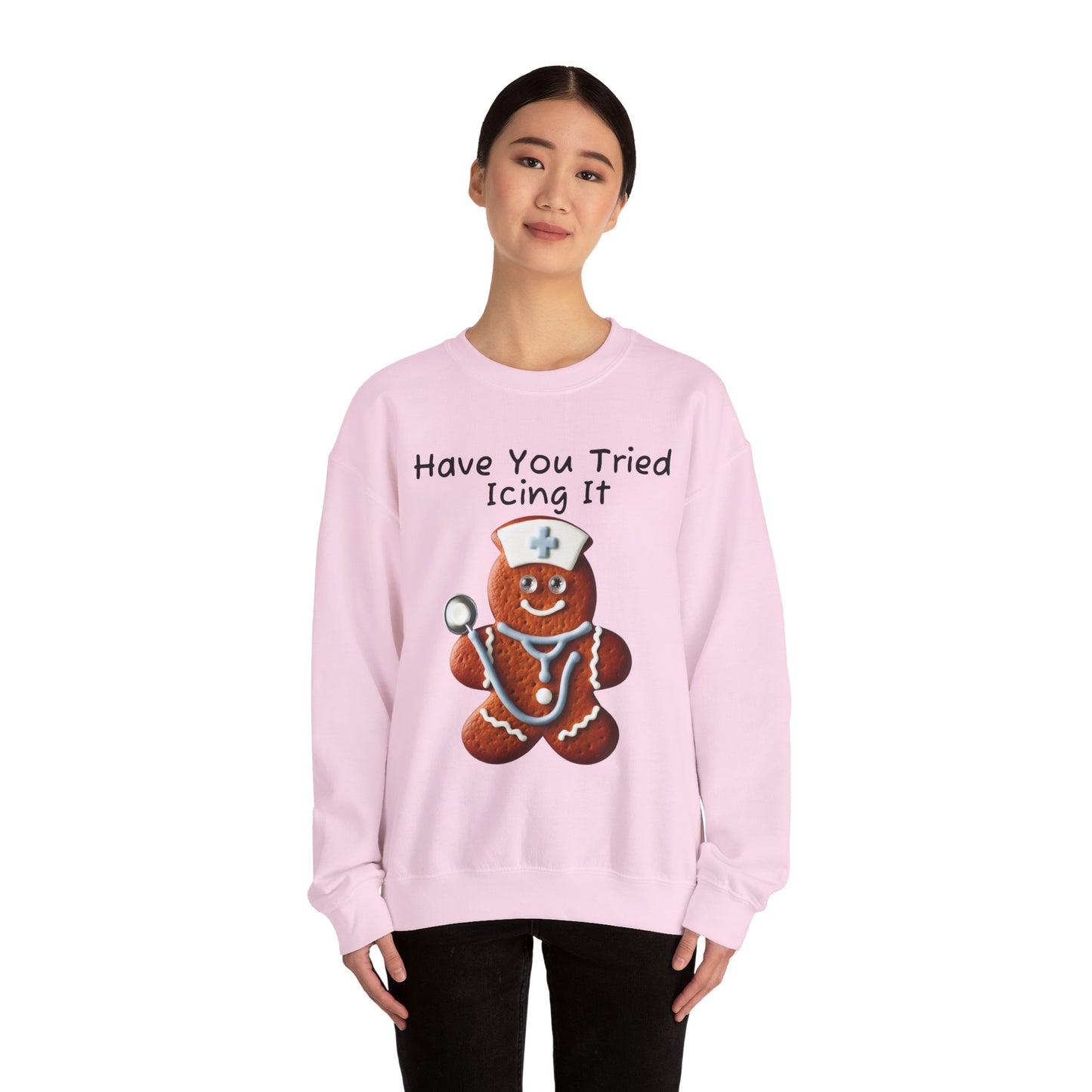 Gingerbread Icing Nurse Humor Sweatshirt