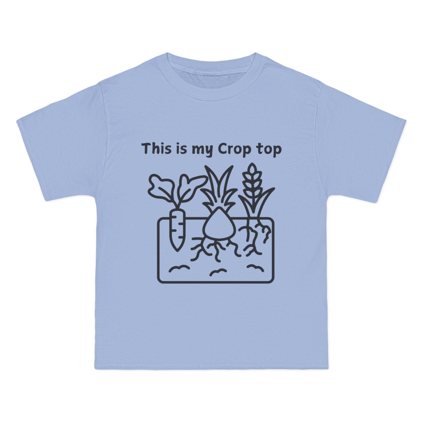 Funny Crop Top Tee