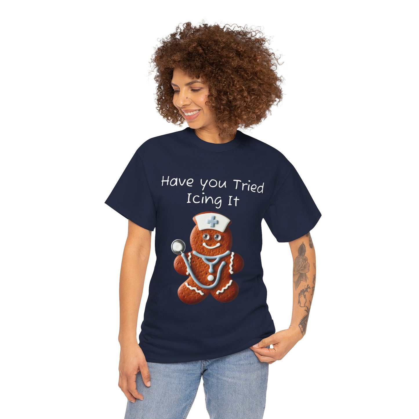 Gingerbread Icing Nurse Humor Tee