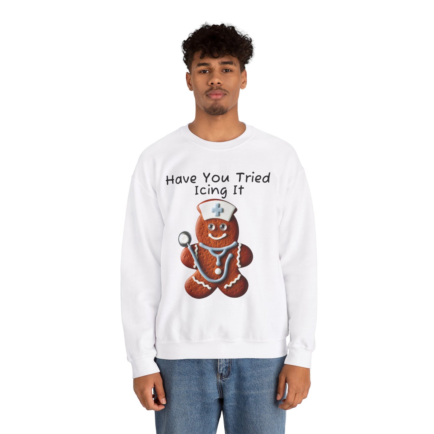 Gingerbread Icing Nurse Humor Sweatshirt