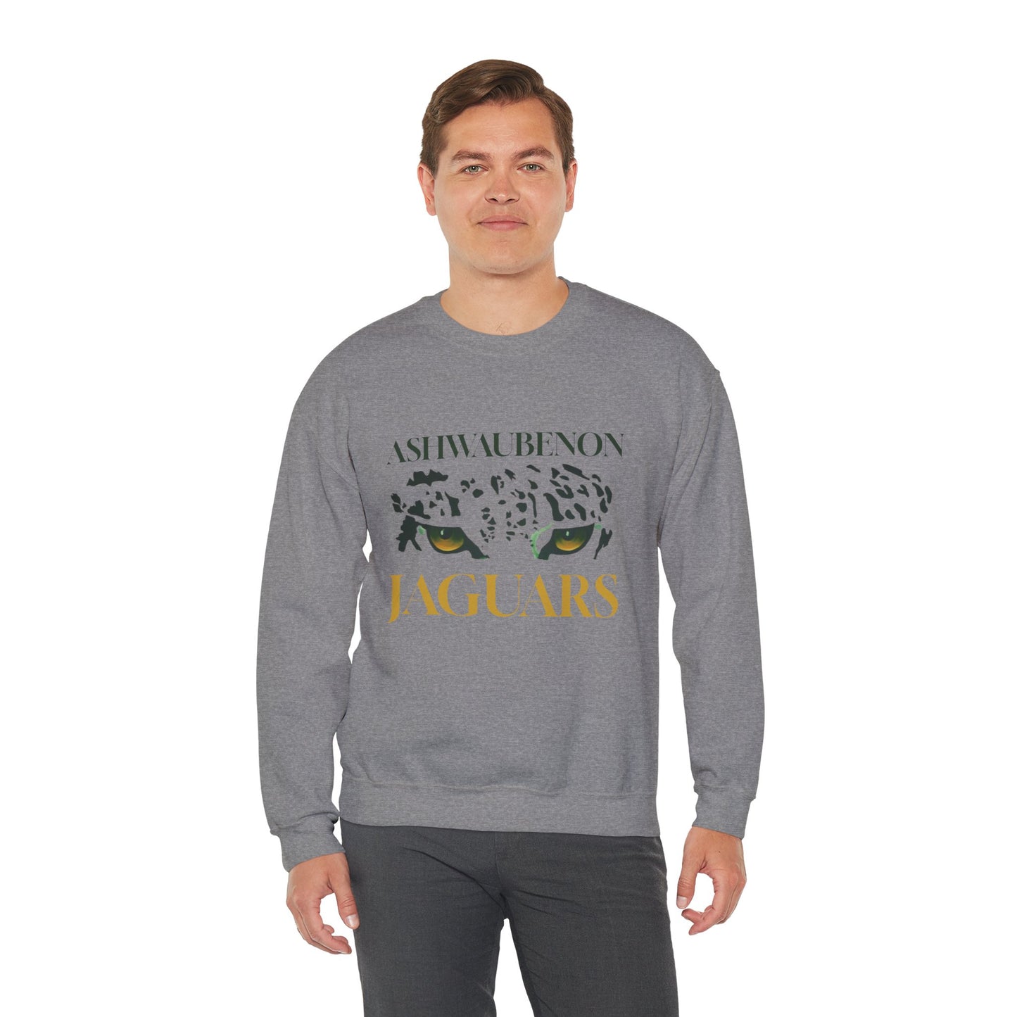 Ashwaubenon Jaguars school spirit crewneck, Unisex