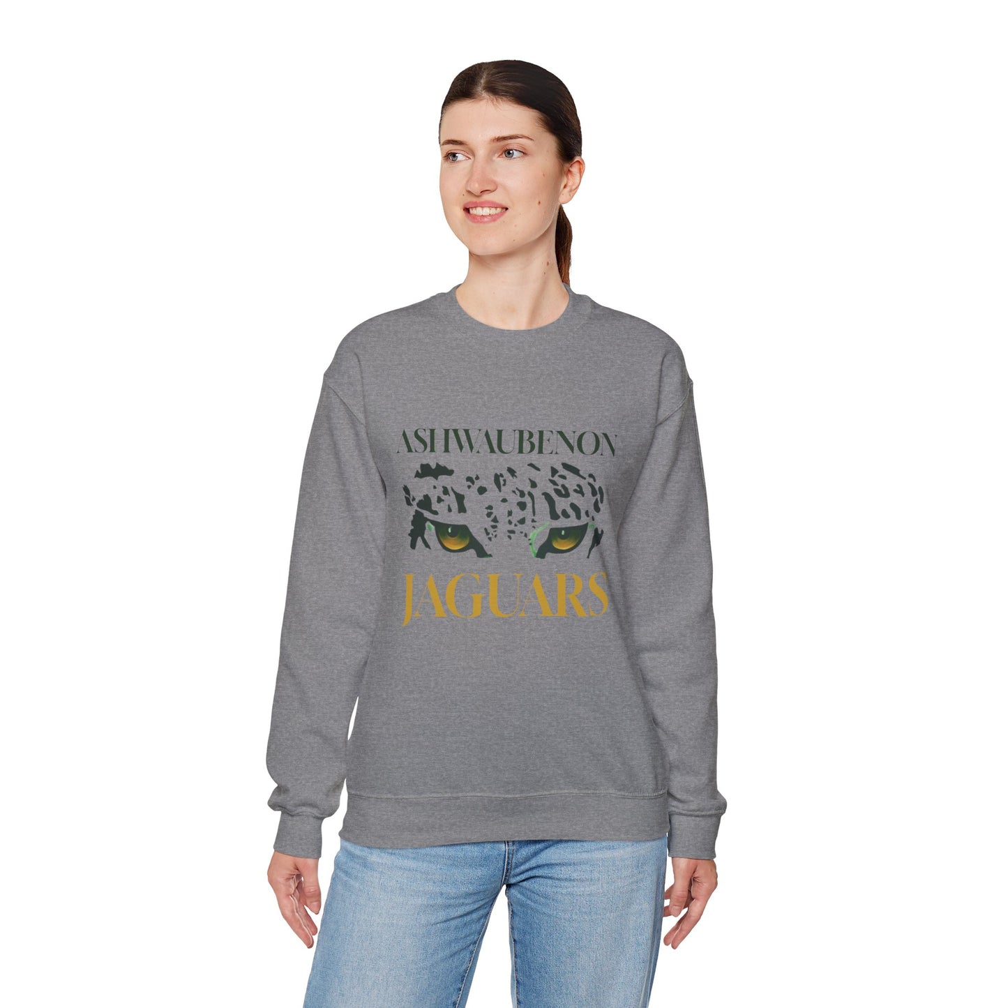 Ashwaubenon Jaguars school spirit crewneck, Unisex