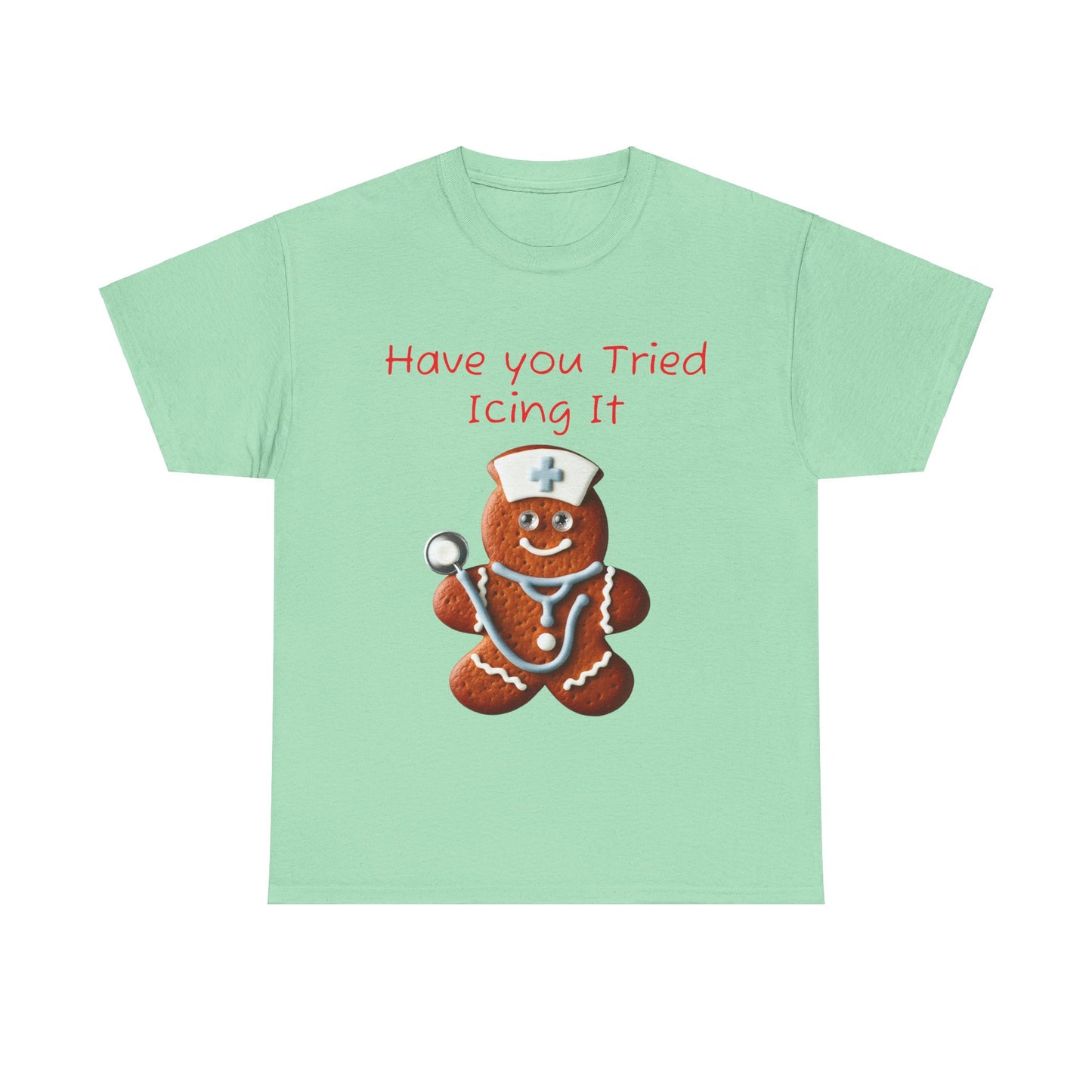 Gingerbread Icing Nurse Humor Tee