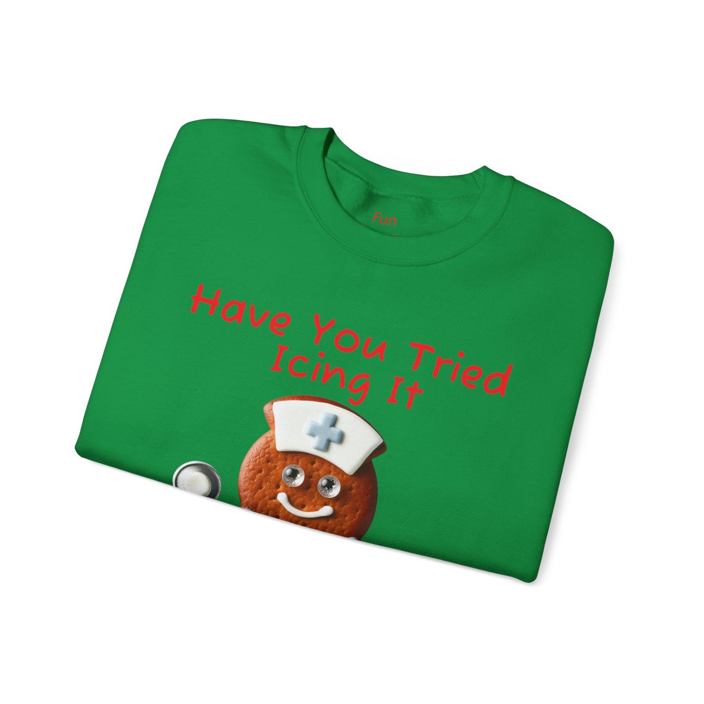 Gingerbread Icing Nurse Humor Sweatshirt