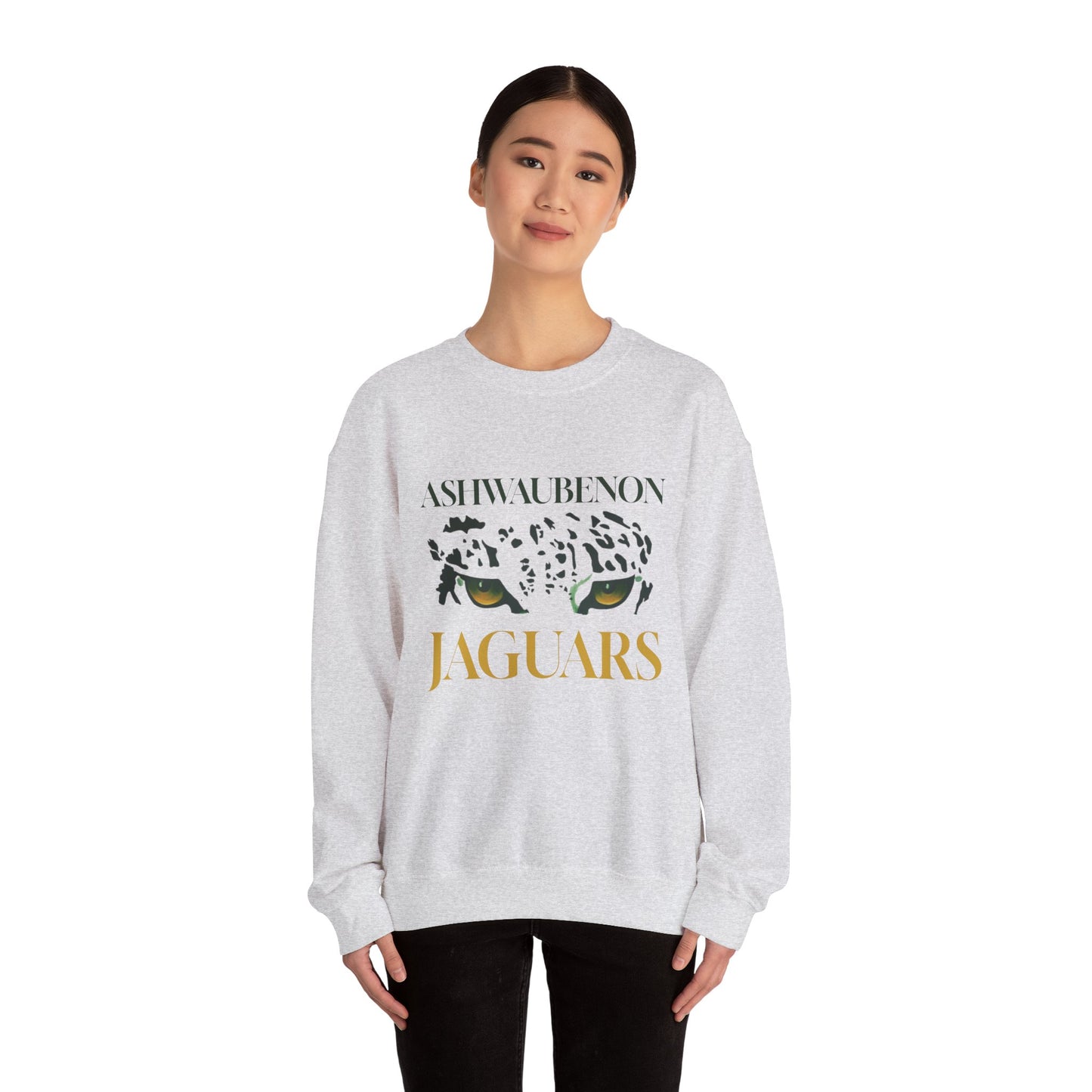 Ashwaubenon Jaguars school spirit crewneck, Unisex