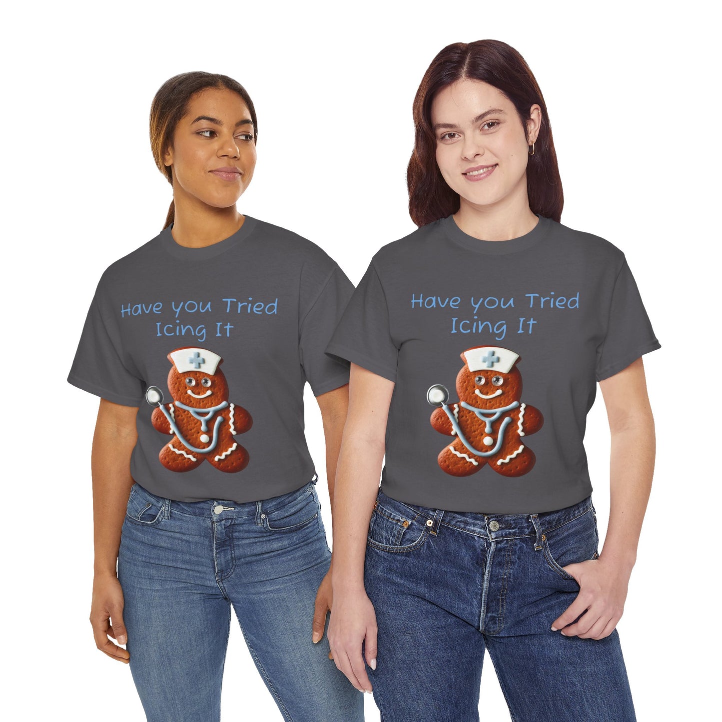 Gingerbread Icing Nurse Humor Tee