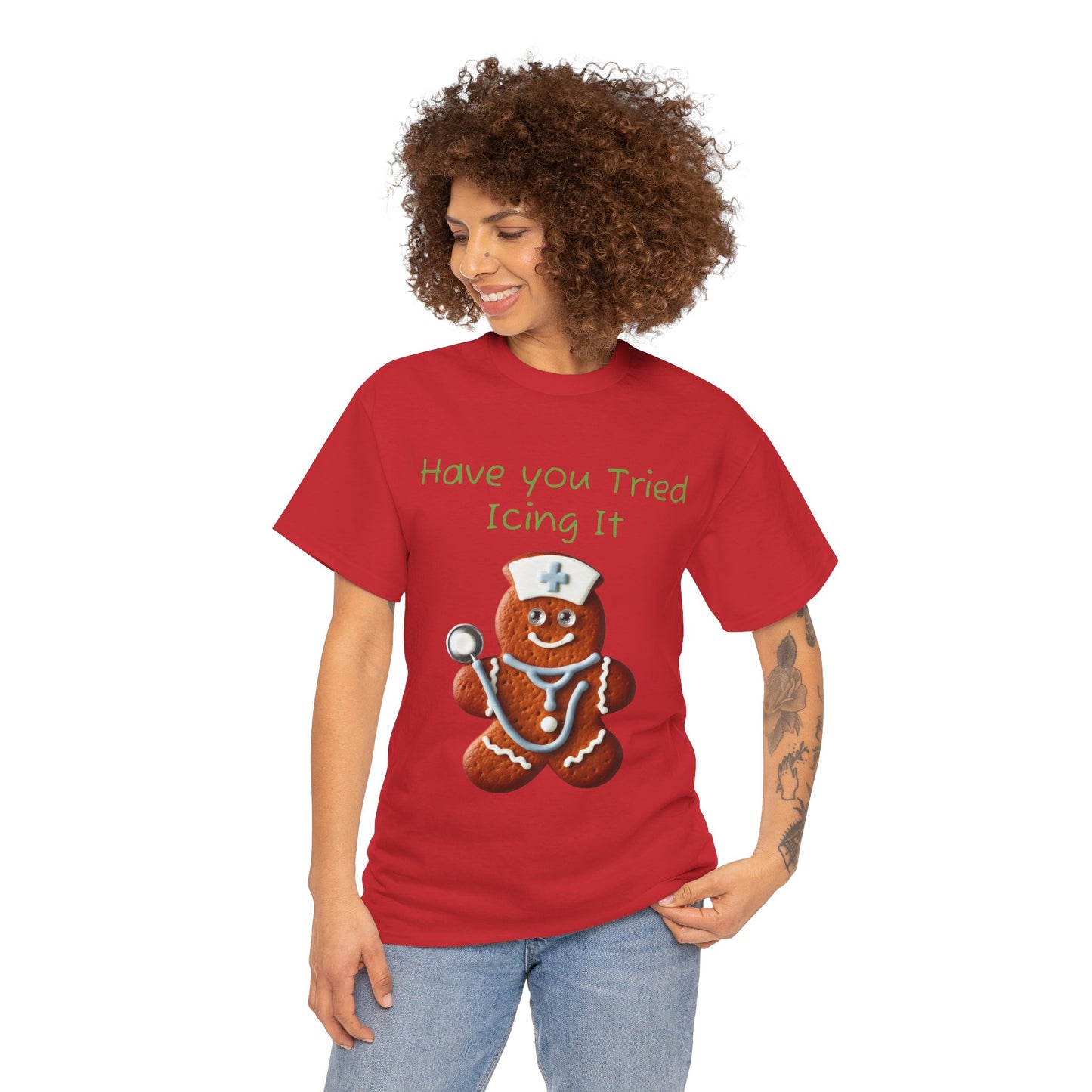 Gingerbread Icing Nurse Humor Tee