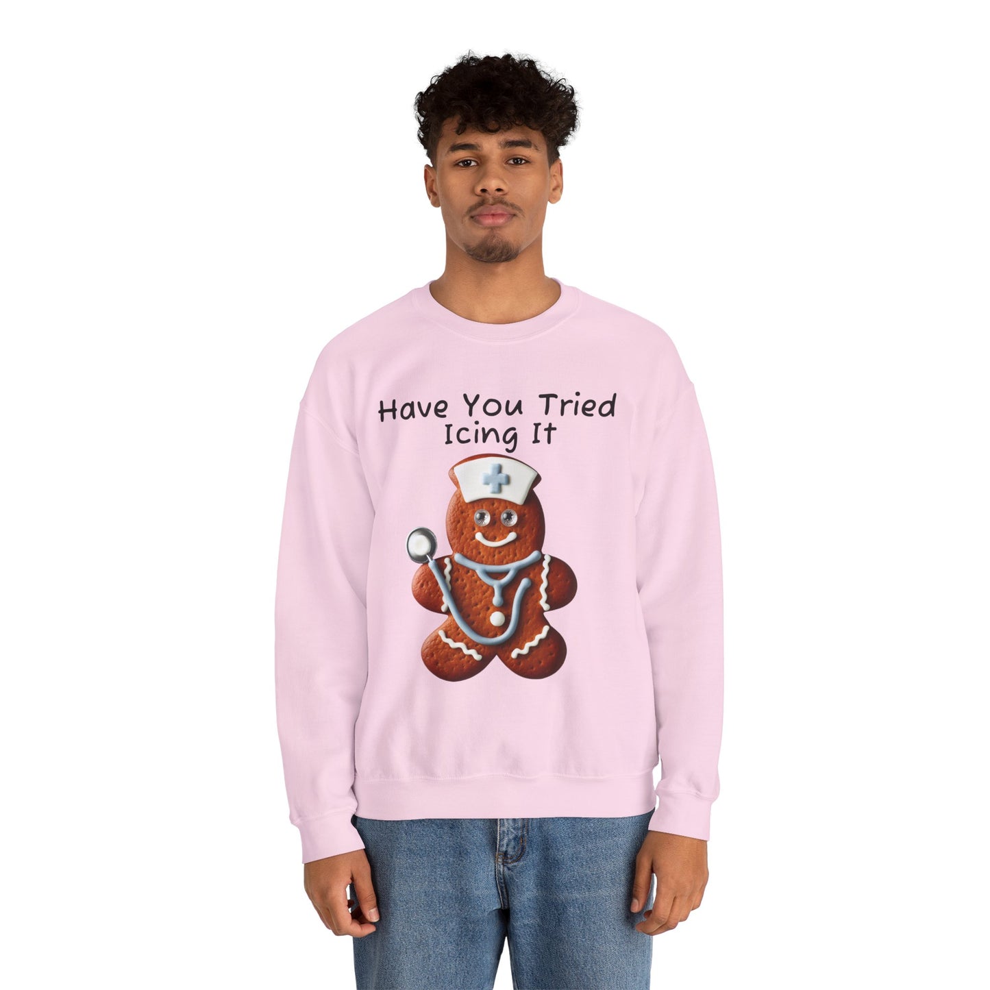 Gingerbread Icing Nurse Humor Sweatshirt