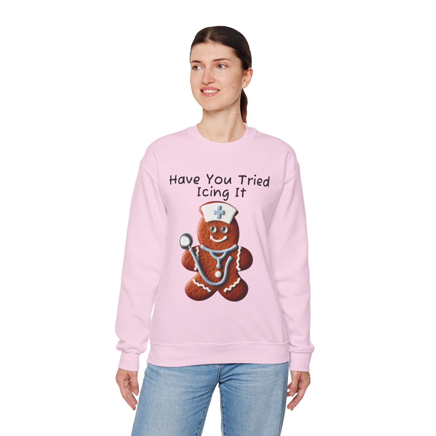 Gingerbread Icing Nurse Humor Sweatshirt