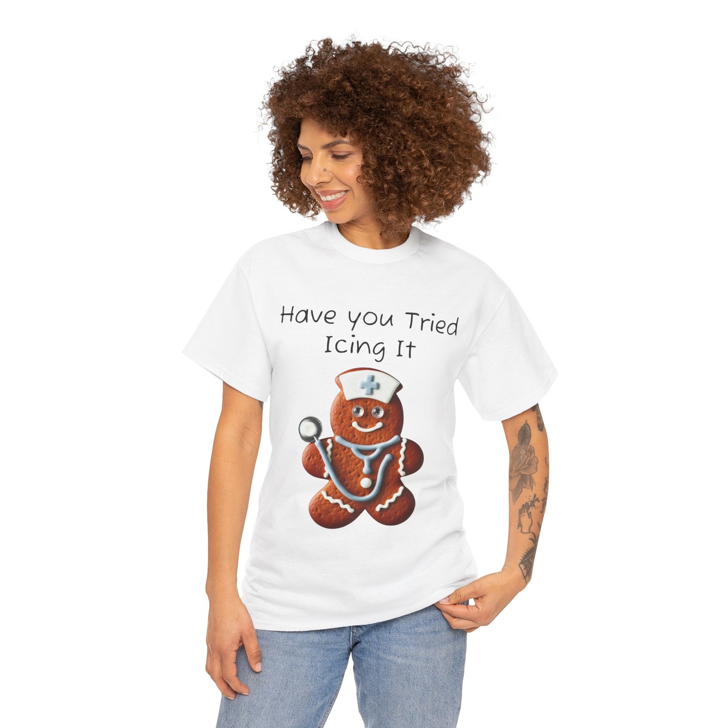 Gingerbread Icing Nurse Humor Tee