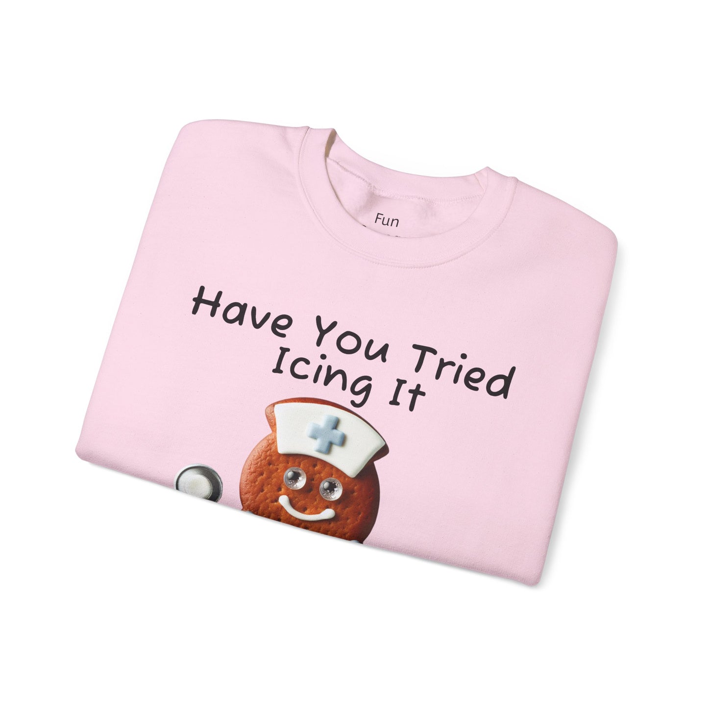 Gingerbread Icing Nurse Humor Sweatshirt