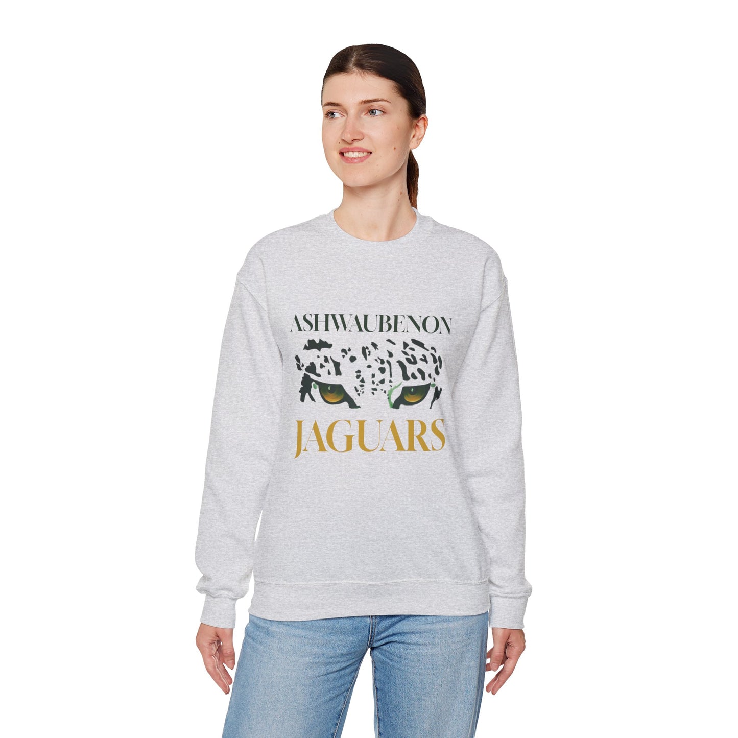 Ashwaubenon Jaguars school spirit crewneck, Unisex