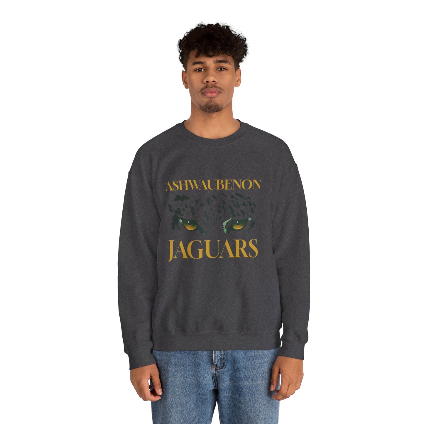 Ashwaubenon Jaguars school spirit crewneck, Unisex