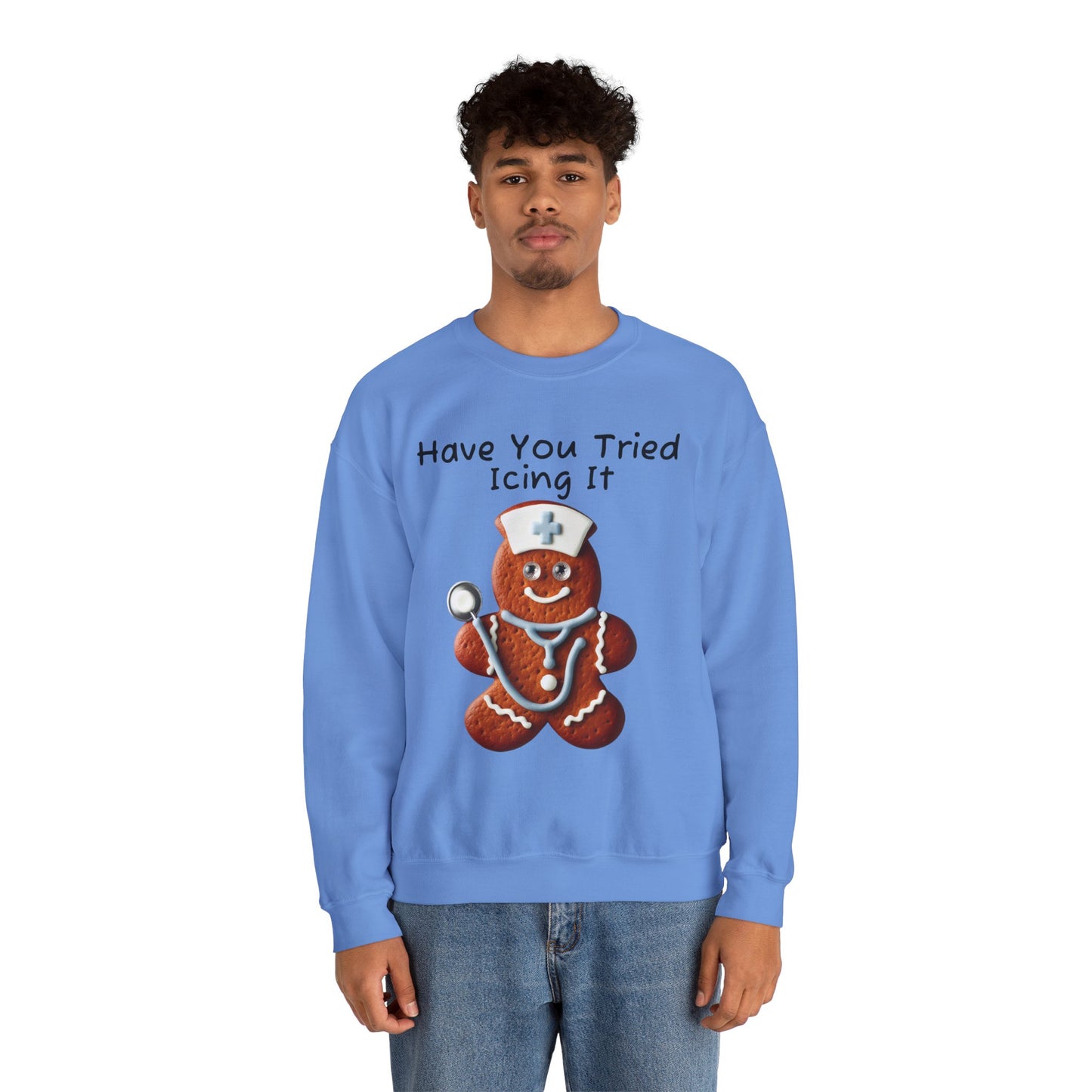 Gingerbread Icing Nurse Humor Sweatshirt